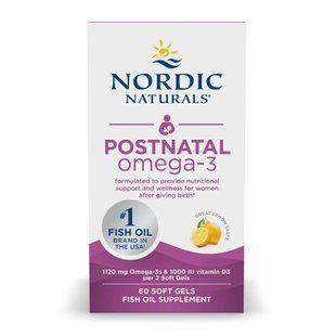 Омега-3 для молодых мам Nordic Naturals (Postnatal Omega-3) 1120 мг со вкусом лимона 60 капсул dsn_31135 фото