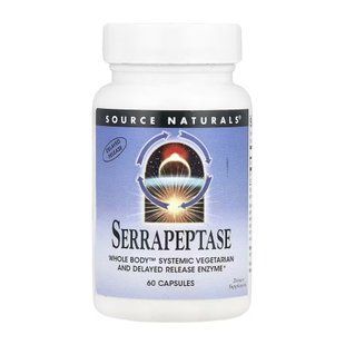Serrapeptase - 60 caps Source Naturals dsn_31367 фото