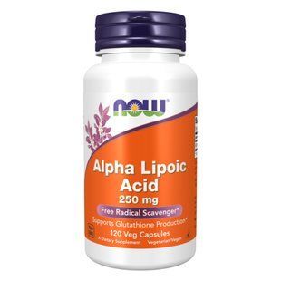 Альфа-ліпоєва кислота (Alpha-lipoic acid) 250 мг 120 капсул dsn_24703 фото