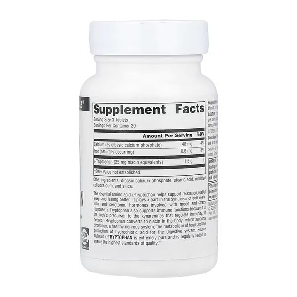 L-Tryptophan 500mg - 60 tabs dsn_30980 фото