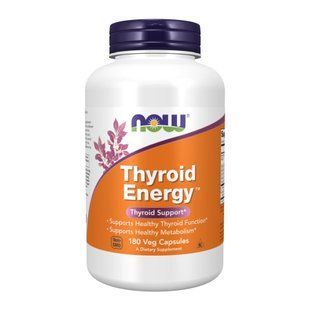 Thyroid Energy - 180 vcaps Now Foods / Енергія щитовидної залози (Комплекс) dsn_26387 фото