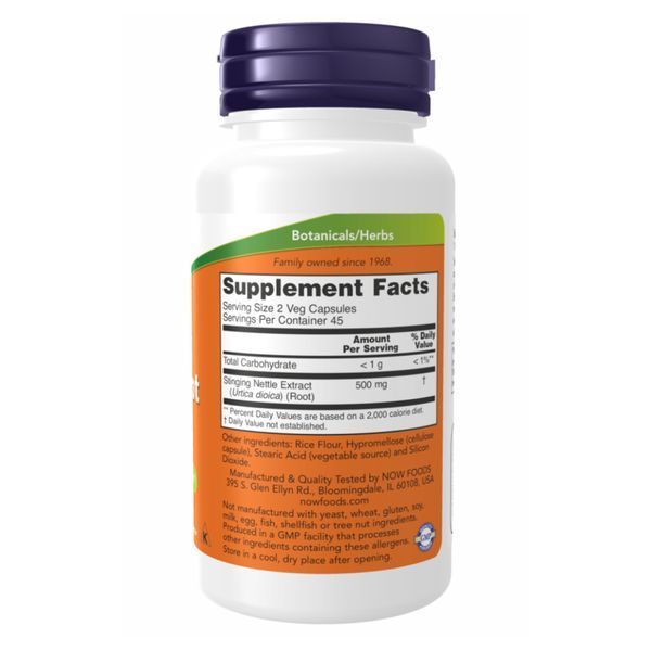 Nettle Root Extract 250mg - 90 vcaps Now Foods dsn_25618 фото