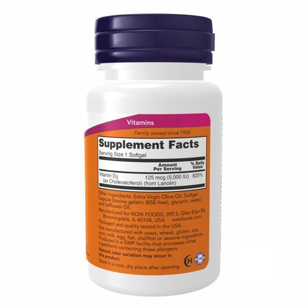 VIT D-3 5000 IU - 240 sgels dsn_22142 фото