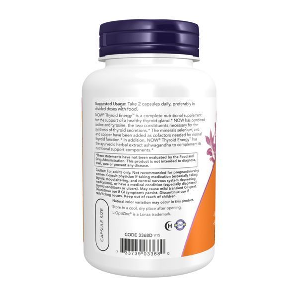 Thyroid Energy - 90 vcaps Now Foods dsn_27150 фото