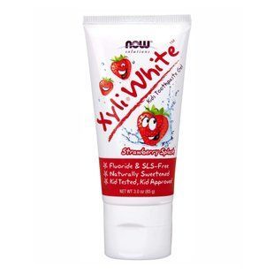 Xyli White kids toothpaste gel - 85 g strawberry splash dsn_10657 фото