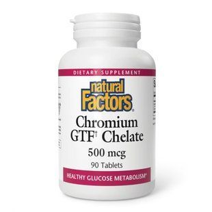 Chromium GTF Chelate 500mcg - 90 tabs dsn_28885 фото