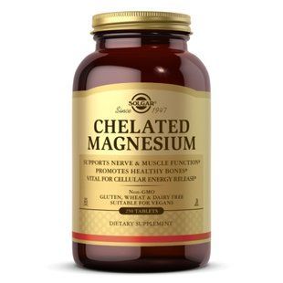 Хелатный магний Solgar (Chelated Magnesium) 250 таблеток dsn_25860 фото