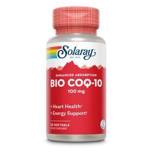Bio CoQ10 100mg - 30 softgels Solaray dsn_27740 фото