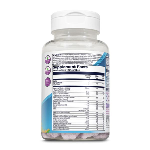 Мультивитамины для детей, MultiSaurus - 60 chewable Mixed Berry dsn_26621 фото