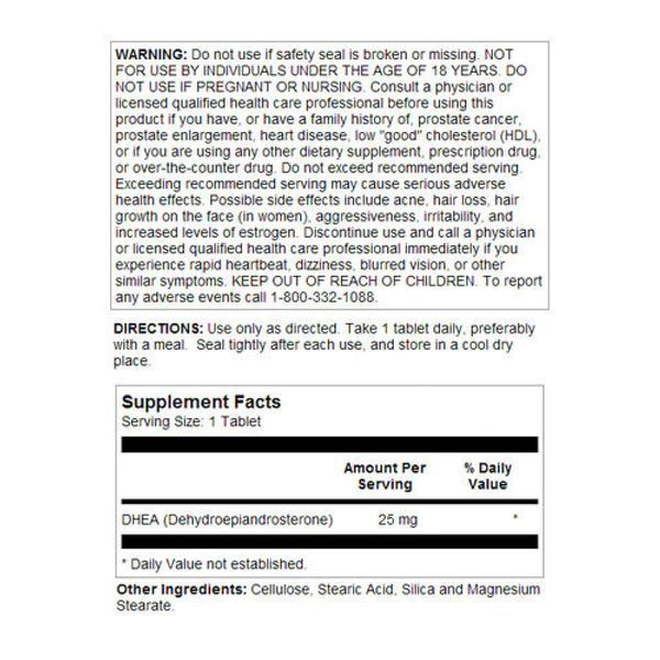 Dhea 25mg - 60 tabs dsn_26516 фото