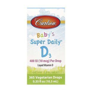 Super Daily D3 for Baby 400IU - 365 Veg drops 10.3 ml dsn_29691 фото