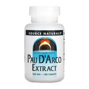 По Д'арко Source Naturals (Pau D'Arco) 500 мг 100 таблеток dsn_30241 фото
