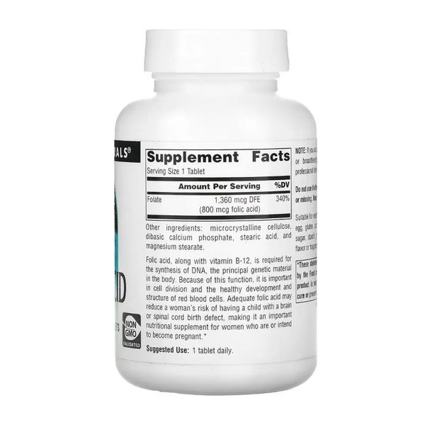 Folic Acid 800 mcg - 200 tabs dsn_30076 фото