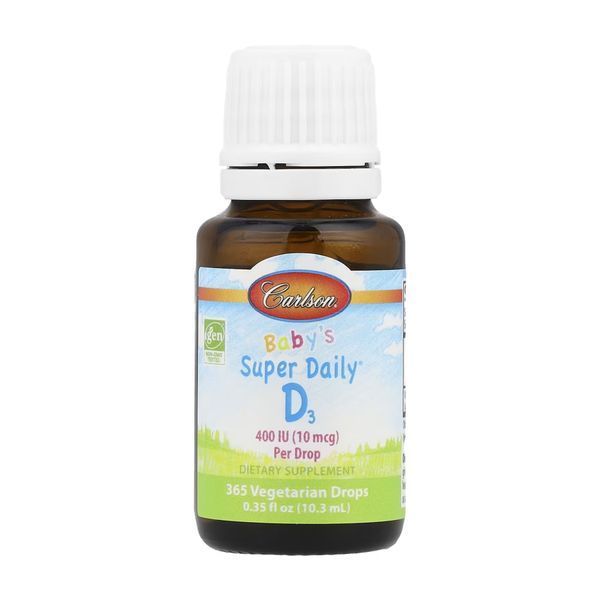 Super Daily D3 for Baby 400IU - 365 Veg drops 10.3 ml dsn_29691 фото