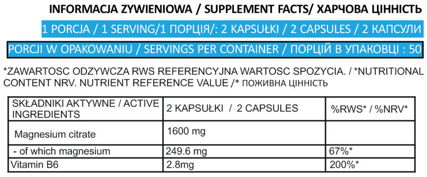 Magnesium Citrate - 100 caps dsn_25123 фото