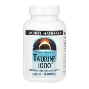 Taurine 1000&trade; 1000 mg - 60 caps Source Naturals dsn_31368 фото