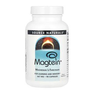 Магний L-треонат Source Naturals Magtein 667 мг 90 капс dsn_30983 фото