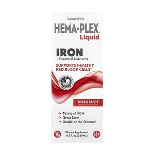 Hema-Plex&reg; Liquid Iron - 250ml Nature's Plus dsn_29608 фото