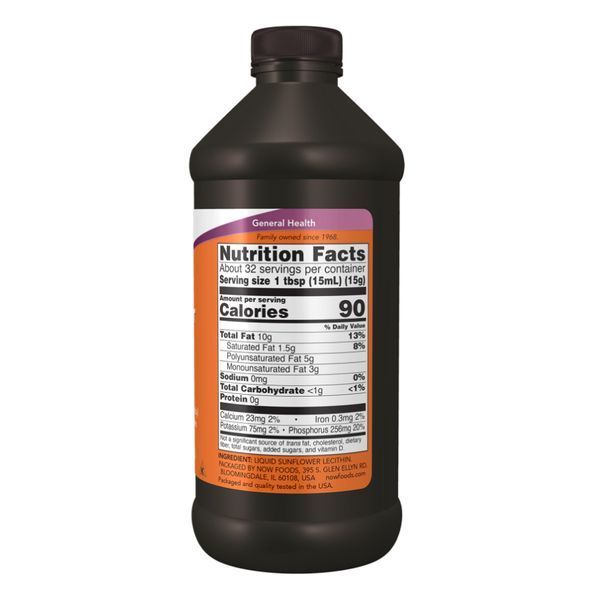 Лецитин Now Foods (Sunflower Lecithin) 473 мл dsn_22549 фото