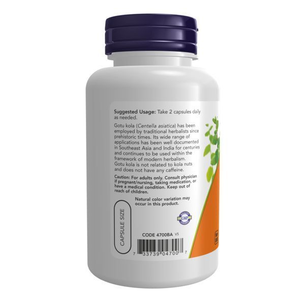 Gotu Kola 450mg - 100 vcaps Now Foods dsn_22573 фото
