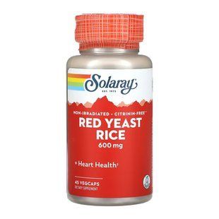 Red Yeast Rice 600mg - 45 vcaps dsn_31907 фото