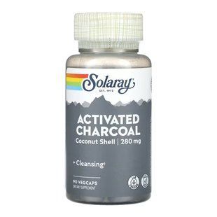 Activated Charcoal, Coconut 280mg - 90 vcaps dsn_32112 фото