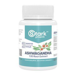 Ashwagandha 1:10 Root Extract 500mg - 60 tabs dsn_29827 фото