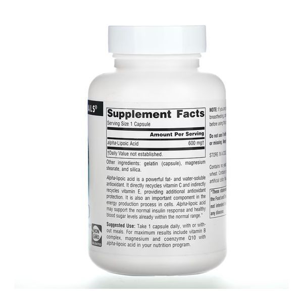 Alpha Lipoic Acid 600mg - 60 caps dsn_30485 фото