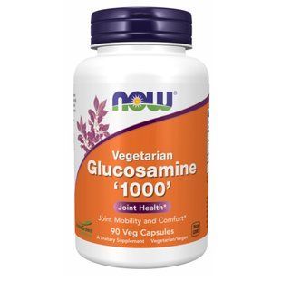 Veg Glucosamine 1000mg - 90 vcaps Now Foods dsn_22560 фото