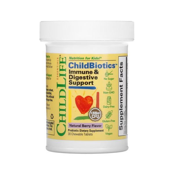 ChildBiotics Immune + Digestive Support - 30 Chewable tabs Natural Berry dsn_28768 фото