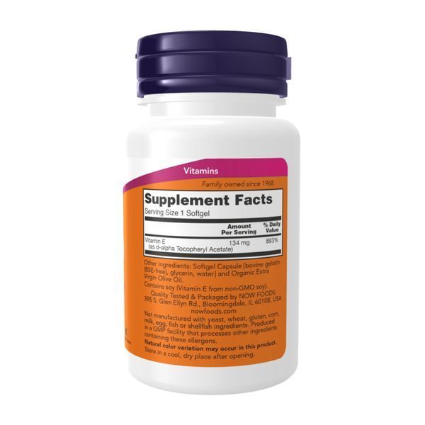 Vitamin E-200 D-Alpha Tocopheryl - 100 softgels dsn_27851 фото