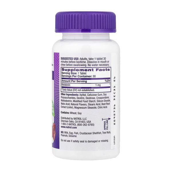 Melatonin 1mg - 90 tabs dsn_31469 фото