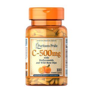 Vitamin C-500 mg with Rose Hips Time Release - 100 caps dsn_31613 фото