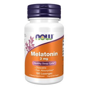 Melatonin 3mg - 180 lozenges Now Foods dsn_25084 фото
