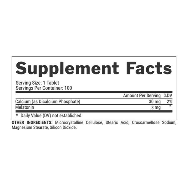 Melatonin 3 mg - 100 caps dsn_25103 фото