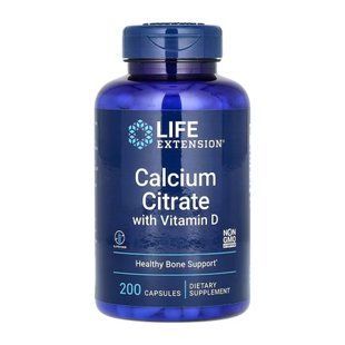 Цитрат кальция с витамином Д (Calcium Citrate with Vitamin D) 200 мг/100 МЕ 200 капсул dsn_30170 фото