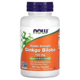 Гінкго білоба Now Foods (Ginkgo Biloba) 100 капсул dsn_22572 фото