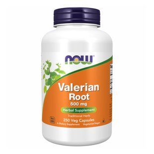 Valerian Root 500mg - 250 vcap Корінь Валеріани Now Foods (250 капсул) &mdash; Для сну dsn_25620 фото