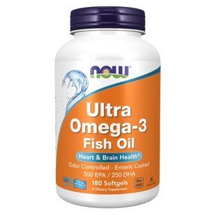 Ультра Омега 3 Now Foods Ultra Omega-3 180 капс dsn_25598 фото