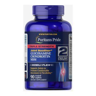 Glucosamine Chondroitin MSM Triple Strength - 90 caplets dsn_10893 фото