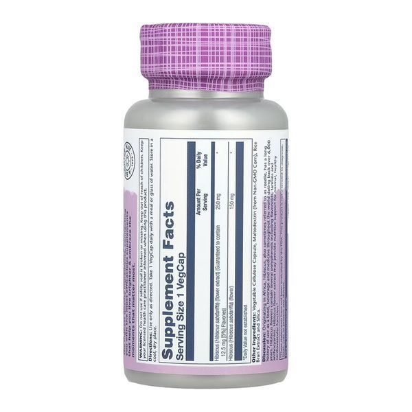 Hibiscus Flower Extract 250mg - 60 vcaps dsn_32131 фото