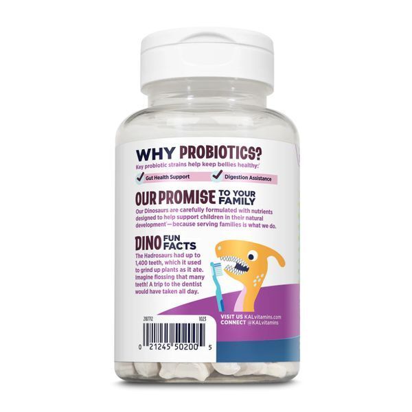 Dino-Dophilus&trade; Kids Probiotic - 60 chewables Black Cherry dsn_29612 фото