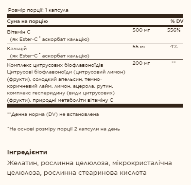 Ester-C&reg; Plus 500 mg Vitamin C - 90 caps dsn_25443 фото