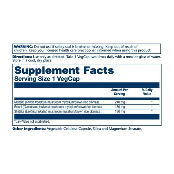 Mushroom Immune Complex 600mg - 100 vcaps dsn_26586 фото