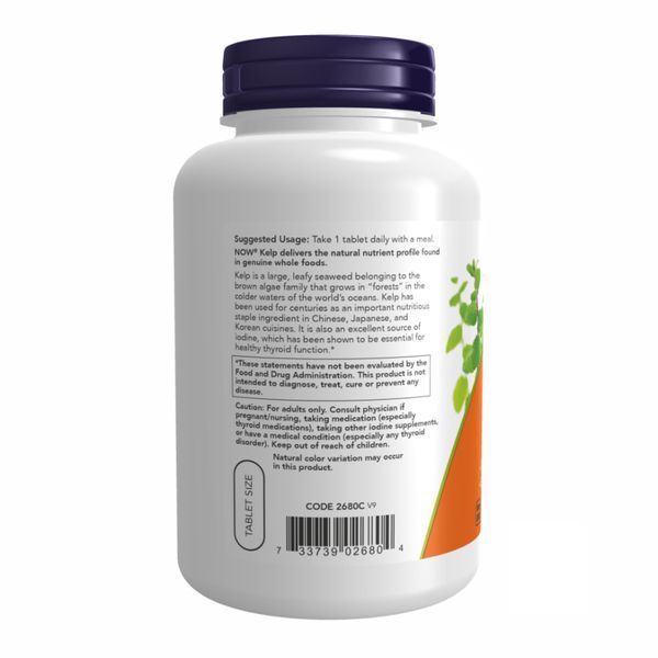 Kelp 150 mcg - 200 tabs Now Foods dsn_18422 фото