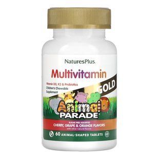 Мультивітаміни для дітей (Animal Parade Gold) 60 жувальних таблеток зі смаком асорті dsn_25218 фото