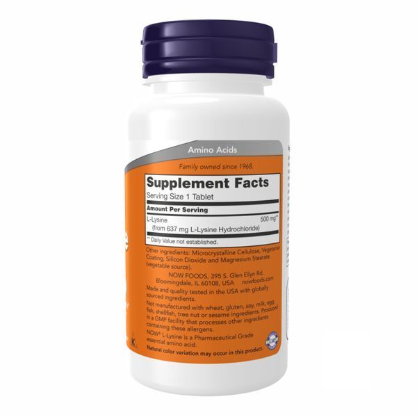 LYSINE 500mg - 100 tabs dsn_18305 фото