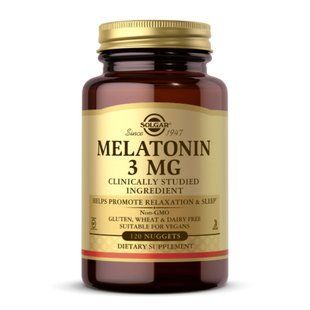 Melatonin 3mg - 120 nuggets Solgar dsn_29377 фото