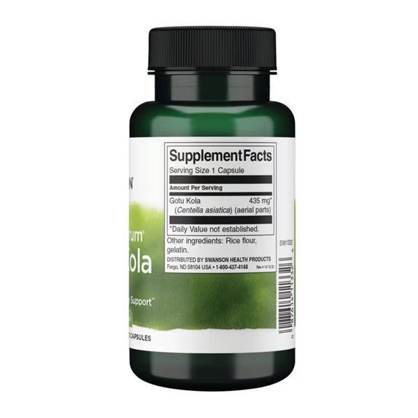 Full Spectrum Gotu Kola 435mg - 60 caps dsn_31035 фото