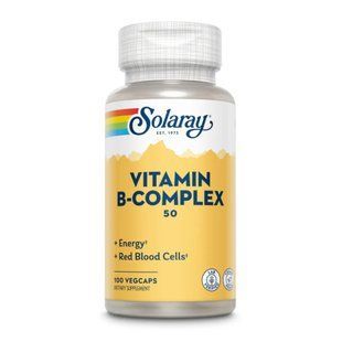 Комплекс вітамінів групи Б, Vitamin B-Complex 50мг - 100 vcaps dsn_26880 фото